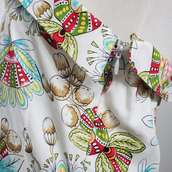 Becky & Max Floral Paisley Halter Dress - Picture 6 of 7